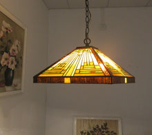 Load image into Gallery viewer, RADIANCE goods Mission-Style 2 Light Inverted Ceiling Pendant 16&quot; Shade
