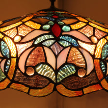 Load image into Gallery viewer, RADIANCE goods Victorian-Style 2 Light Inverted Ceiling Pendant 18&quot; Shade
