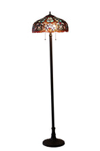 Load image into Gallery viewer, RADIANCE goods Victorian 2 Light Floor Lamp 18&quot; Shade
