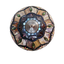 Load image into Gallery viewer, RADIANCE goods Tiffany-Style 3 Light Floral Double Lit Table Lamp 16&quot; Shade
