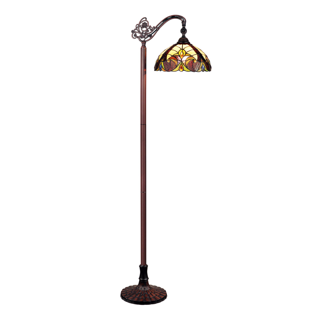 RADIANCE goods Victorian-Style Dark Bronze 1-Light Reading Floor Lamp 11