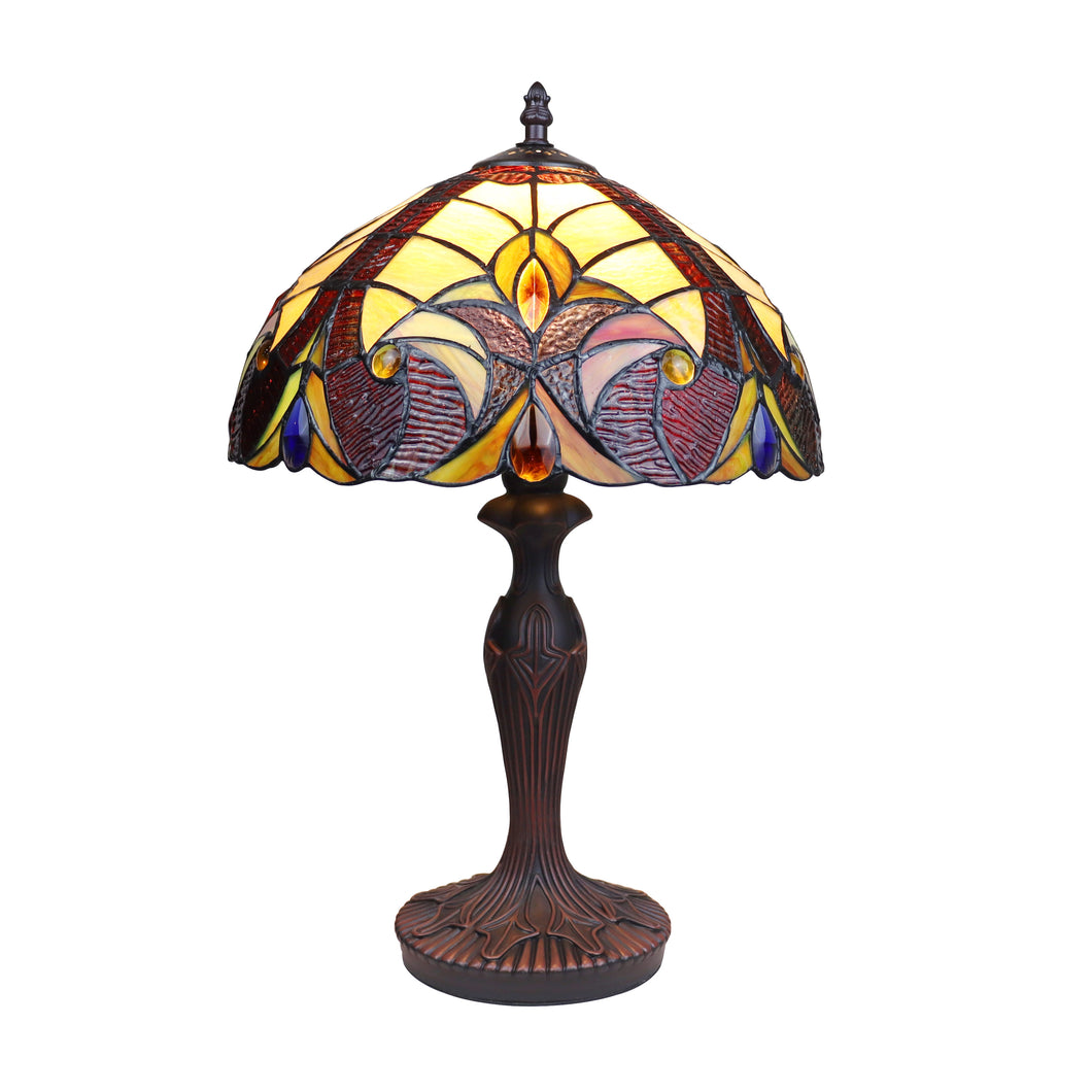 RADIANCE goods Victorian-Style Dark Bronze 1-Light Accent Table Lamp 12