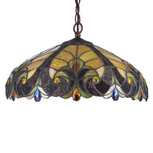 Load image into Gallery viewer, RADIANCE goods Tiffany-style 2 Light Hanging Pendant Fixture 18&quot; Shade
