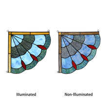 Load image into Gallery viewer, RADIANCE goods Victorian Stained Glass Window Panel 8&quot;x8&quot;
