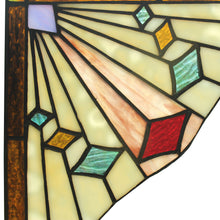 Load image into Gallery viewer, RADIANCE goods Mission Stained Glass Window Panel 8&quot;x8&quot;
