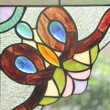 Load image into Gallery viewer, RADIANCE goods Victorian Stained Glass Window Panel 8&quot;x8&quot;
