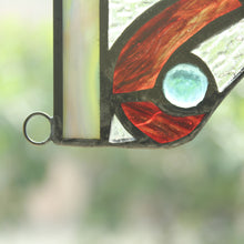 Load image into Gallery viewer, RADIANCE goods Victorian Stained Glass Window Panel 8&quot;x8&quot;
