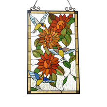 Load image into Gallery viewer, RADIANCE goods Animal Stained Glass Window Panel 20&quot; x 33&quot;
