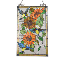 Load image into Gallery viewer, RADIANCE goods Animal Stained Glass Window Panel 20&quot; x 33&quot;
