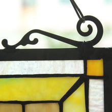 Load image into Gallery viewer, RADIANCE goods Victorian Stained Glass Window Panel 24.6&quot;x17.7&quot;

