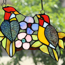 Load image into Gallery viewer, RADIANCE goods Animal Stained Glass Window Panel 9.1&quot;x6.5&quot;
