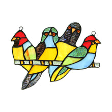 Load image into Gallery viewer, RADIANCE goods Animal Stained Glass Window Panel 8&quot;x6.1&quot;
