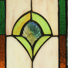 Load image into Gallery viewer, RADIANCE goods Mission Stained Glass Window Panel 24.6&quot;x17.7&quot;
