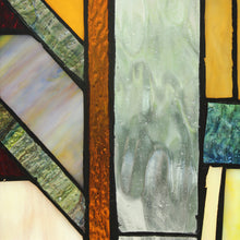 Load image into Gallery viewer, RADIANCE goods Mission Stained Glass Window Panel 24.6&quot;x17.7&quot;
