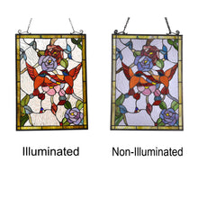 Load image into Gallery viewer, RADIANCE goods Animal Stained Glass Window Panel 18&quot;x25&quot;
