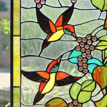 Load image into Gallery viewer, RADIANCE goods Animal Stained Glass Window Panel 18&quot;x25&quot;
