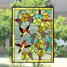 Load image into Gallery viewer, RADIANCE goods Animal Stained Glass Window Panel 18&quot;x25&quot;
