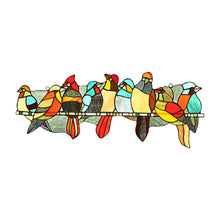 Load image into Gallery viewer, RADIANCE goods Animal Stained Glass Window Panel 24&quot;x10&quot;
