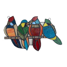 Load image into Gallery viewer, RADIANCE goods Animal Stained Glass Window Panel 14&quot;x9&quot;
