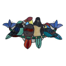 Load image into Gallery viewer, RADIANCE goods Animal Stained Glass Window Panel 16&quot;x9&quot;
