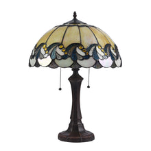 Load image into Gallery viewer, RADIANCE goods Tiffany-Style 2 Light Victorian Table Lamp 16&quot; Shade
