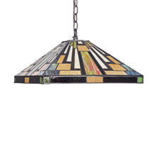 Load image into Gallery viewer, RADIANCE goods Mission-Style 2 Light Inverted Ceiling Pendant 16&quot; Shade
