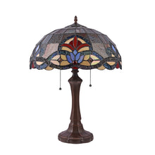 Load image into Gallery viewer, RADIANCE goods Tiffany-Style 2 Light Victorian Table Lamp 16&quot; Shade
