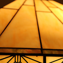 Load image into Gallery viewer, RADIANCE goods Mission-Style 2 Light Inverted Ceiling Pendant 18&quot; Shade
