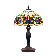 Load image into Gallery viewer, RADIANCE goods Tiffany-style Victorian Dark Bronze 1 Light Table Lamp 12&quot; Shade
