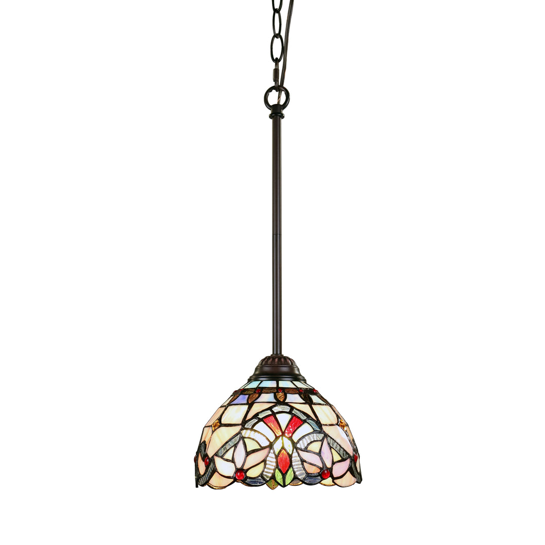 RADIANCE goods Victorian-Style Dark Bronze 1 Light Ceiling Mini Pendant 8