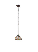 Load image into Gallery viewer, RADIANCE goods Victorian-Style Dark Bronze 1 Light Ceiling Mini Pendant 8&quot; Wide
