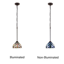 Load image into Gallery viewer, RADIANCE goods Victorian-Style Dark Bronze 1 Light Ceiling Mini Pendant 8&quot; Wide
