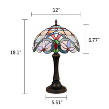 Load image into Gallery viewer, RADIANCE goods Victorian-Style Dark Bronze 1 Light Table Lamp 12&quot; Wide
