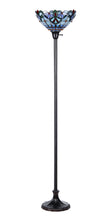 Load image into Gallery viewer, RADIANCE goods Tiffany-style 1 Light Victorian Torchiere Floor Lamp 14&quot; Shade
