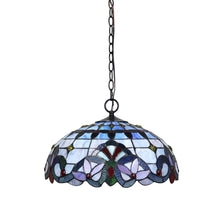 Load image into Gallery viewer, RADIANCE goods Tiffany-style 2 Light Victorian Ceiling Pendant Fixture 18&quot; Shade
