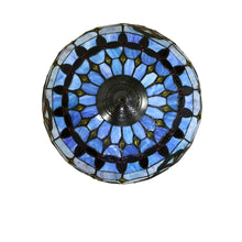 Load image into Gallery viewer, RADIANCE goods Tiffany-style 2 Light Victorian Ceiling Pendant Fixture 18&quot; Shade
