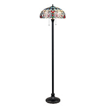 Load image into Gallery viewer, RADIANCE goods Victorian-Style Dark Bronze 2 Light Floor Lamp 18&quot; Wide
