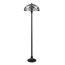 Load image into Gallery viewer, RADIANCE goods Victorian-Style Dark Bronze 2 Light Floor Lamp 18&quot; Wide
