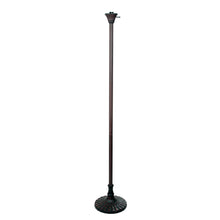 Load image into Gallery viewer, RADIANCE goods Tiffany-style Dark Bronze 1 Light Torchiere Lamp 14&quot; Shade/70&quot; Tall
