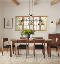 Load image into Gallery viewer, RADIANCE goods Dragonfly Tiffany-Style Dark Bronze 3 Light Island Pendant 48&quot; Wide
