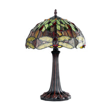 Load image into Gallery viewer, RADIANCE goods Tiffany-style Dark Bronze 1 Light Table Lamp 12&quot; Shade
