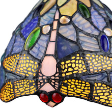 Load image into Gallery viewer, RADIANCE goods Dragonfly Tiffany-Style 1 Light Mini-Pendant 8&quot; Wide
