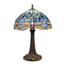 Load image into Gallery viewer, RADIANCE goods Dragonfly-Style Dark Bronze 1 Light Table Lamp 12&quot; Wide
