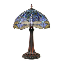 Load image into Gallery viewer, RADIANCE goods Dragonfly-Style Dark Bronze 1 Light Table Lamp 12&quot; Wide
