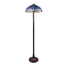 Load image into Gallery viewer, RADIANCE goods Dragonfly-Style Dark Bronze 3 Light Floor Lamp 18&quot; Wide
