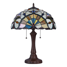 Load image into Gallery viewer, RADIANCE goods Tiffany-Style 2 Light Victorian Table Lamp 16&quot; Shade
