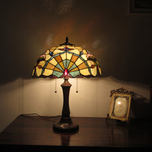 Load image into Gallery viewer, RADIANCE goods Tiffany-Style 2 Light Victorian Table Lamp 16&quot; Shade
