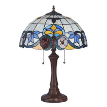 Load image into Gallery viewer, RADIANCE goods Tiffany-Style 2 Light Victorian Table Lamp 16&quot; Shade
