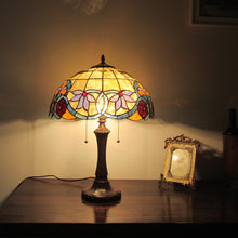 Load image into Gallery viewer, RADIANCE goods Tiffany-Style 2 Light Victorian Table Lamp 16&quot; Shade
