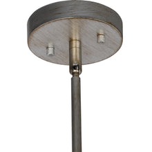 Load image into Gallery viewer, RADIANCE goods Farmhouse 5 Light Distressed Antique Silver Finish Ceiling Pendant 21&quot; Wide
